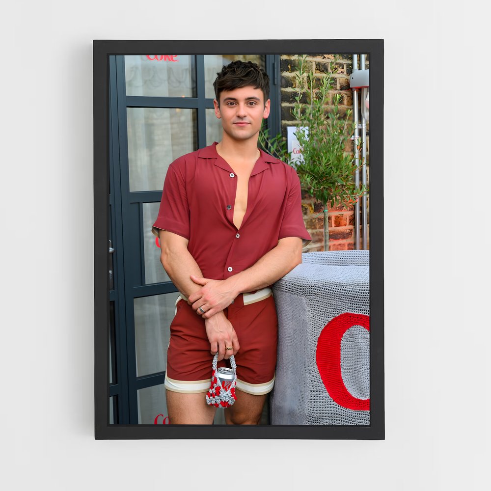 Poster Tom daley must – affiche Plongeon depuis une plateforme (vue 2)